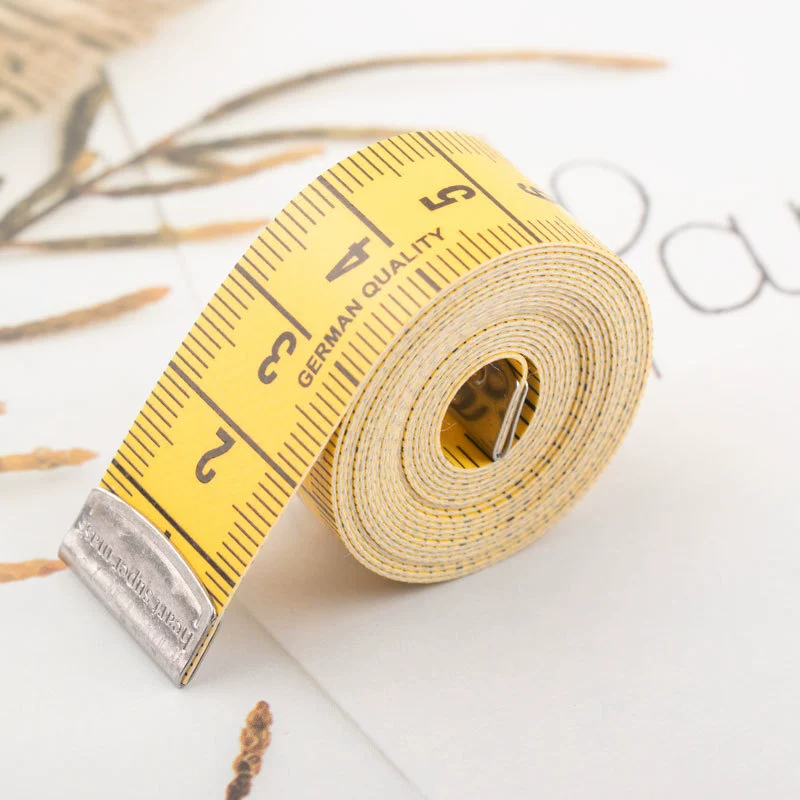 Оптовая Рулетка 1,5 метра трехсторонняя линейка для одежды портновская линейка швейная линейка измерительная маленькая лента Мягкая линейка