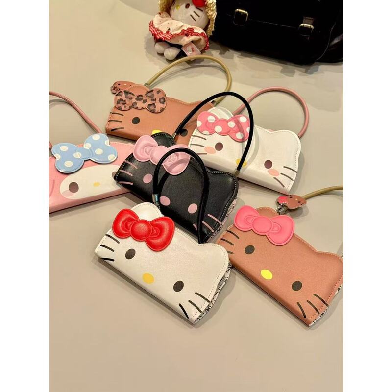 Flip Cover Cute Cartoon Sanrio Melody Cat Bag Iphone17Promax Apple 16 Mobile Phone Case 15