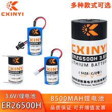 创新易ER26500H智能水表燃气表RAM流量计PLC设备3.6V锂电池2号C型