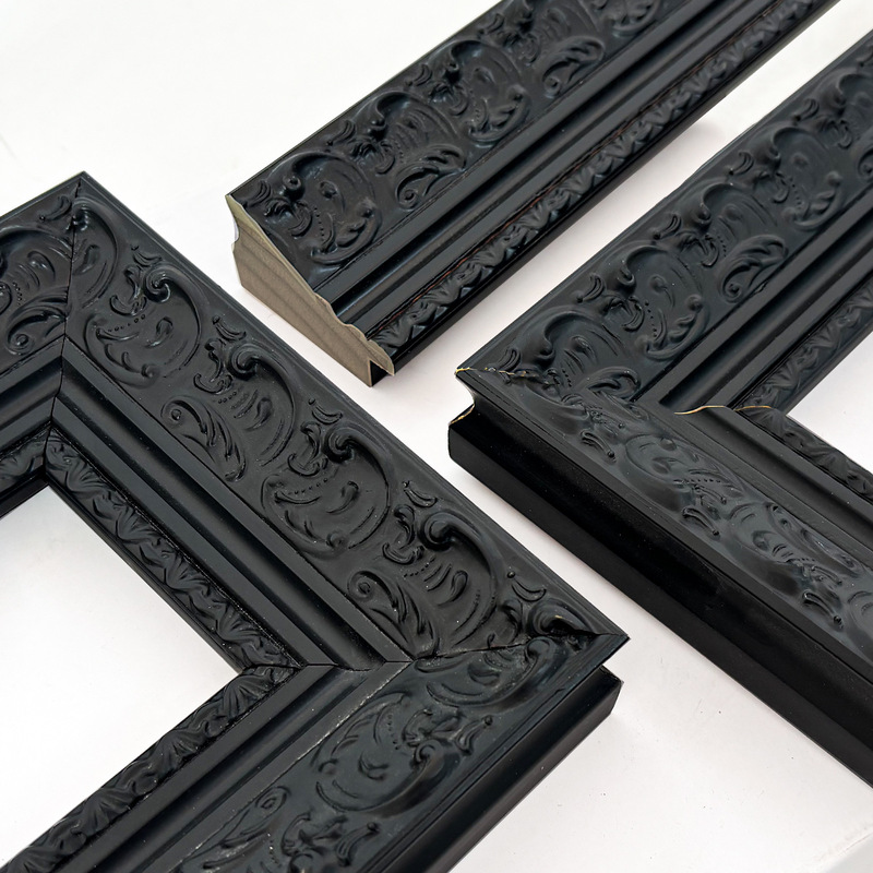 Retro American Simple Oil Painting Empty Frame Framed Self-Assembled Picture Frame Bedroom Living Room Wall Hanging Decorative Picture Frame Custom Wholesale