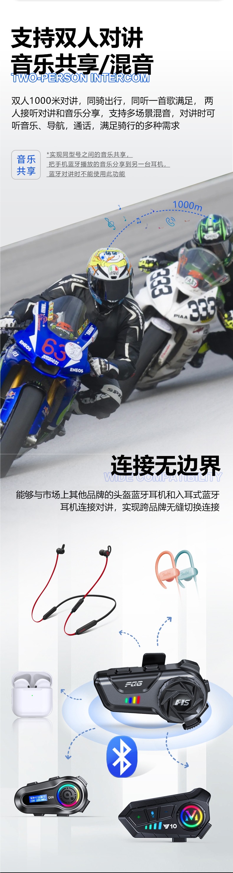 Helmet Bluetooth Headset Motorcycle Half Helmet Takeaway Rider Riding Long Endurance Intercom Motorcycle Full Helmet Built-In Headset