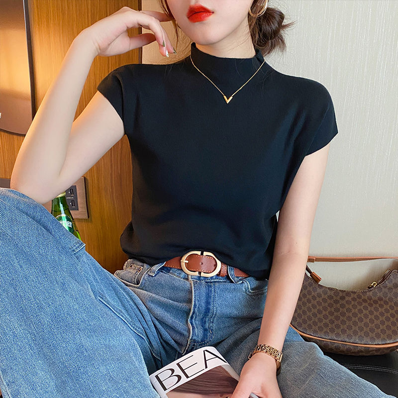Wholesale Knitted Summer High End Slim Fit Vest for Women