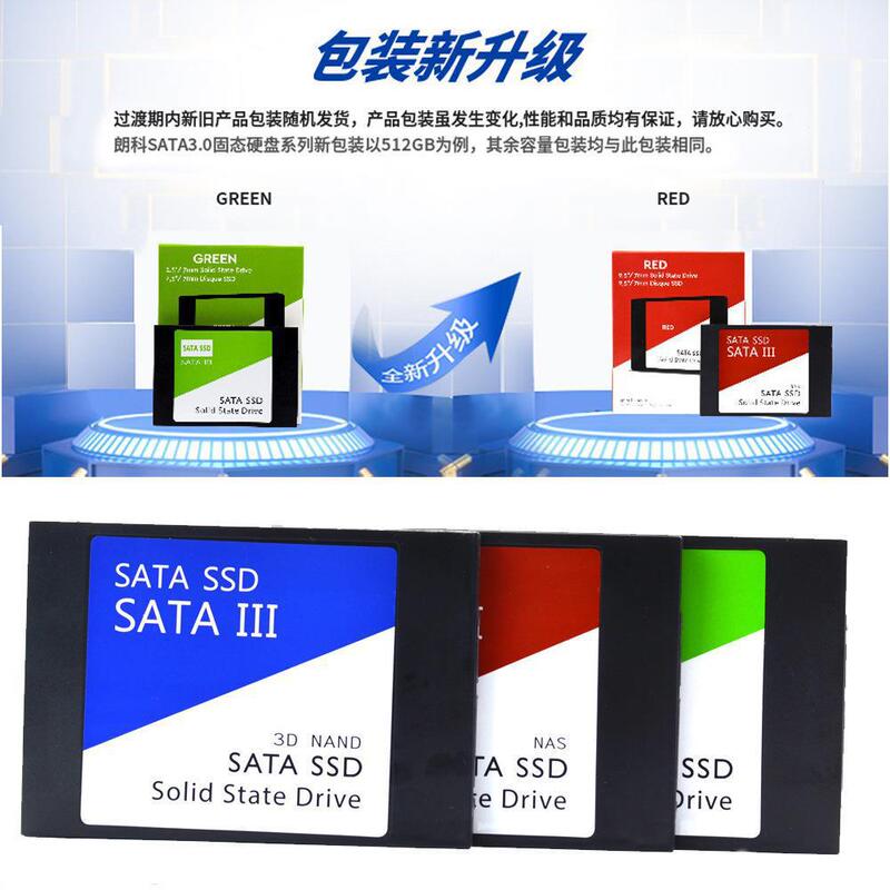 Cross-Border Exclusive Supply of 2.5inch Sata3 Interface Ssds for Desktop and Laptop Computers, High-Speed Built-In Blue Disk Solid State Drives