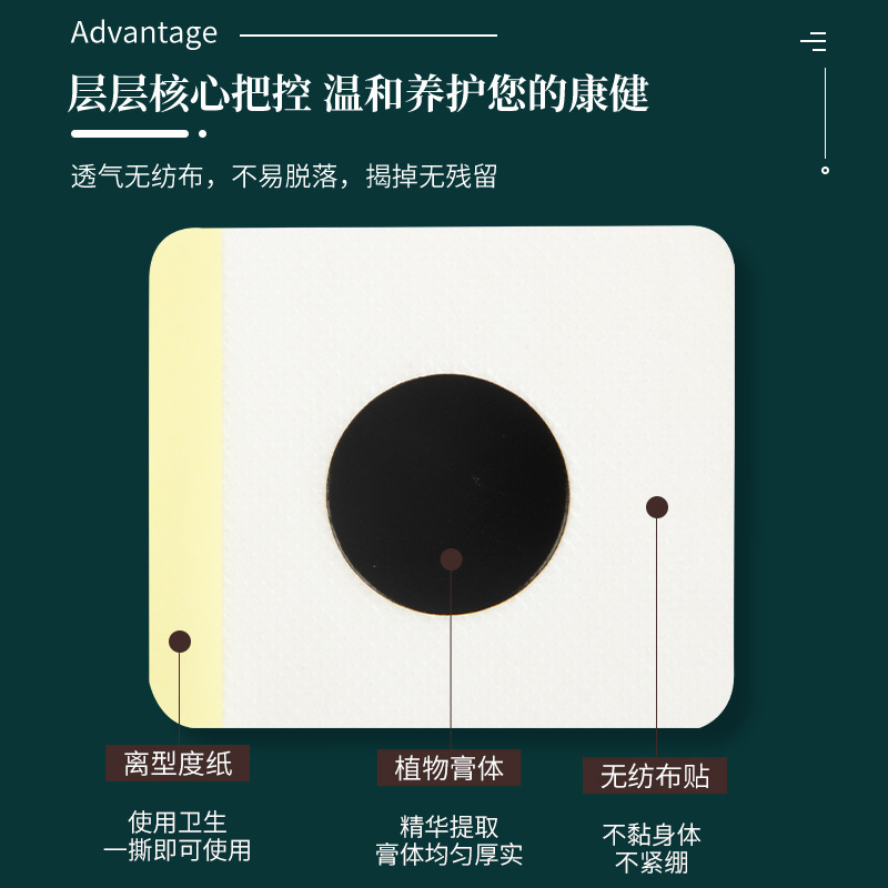白雲山花城艾草三伏貼り三九貼り家庭用頚椎貼り腰椎帖骨節艾灸貼り穴点貼り|undefined