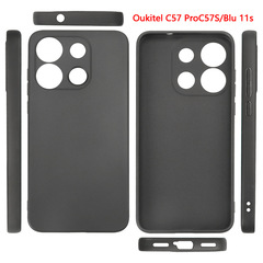 Oukitel C57 Pro透明C38マットC51携帯電話ケースTPU素材C35保護カバーに適用