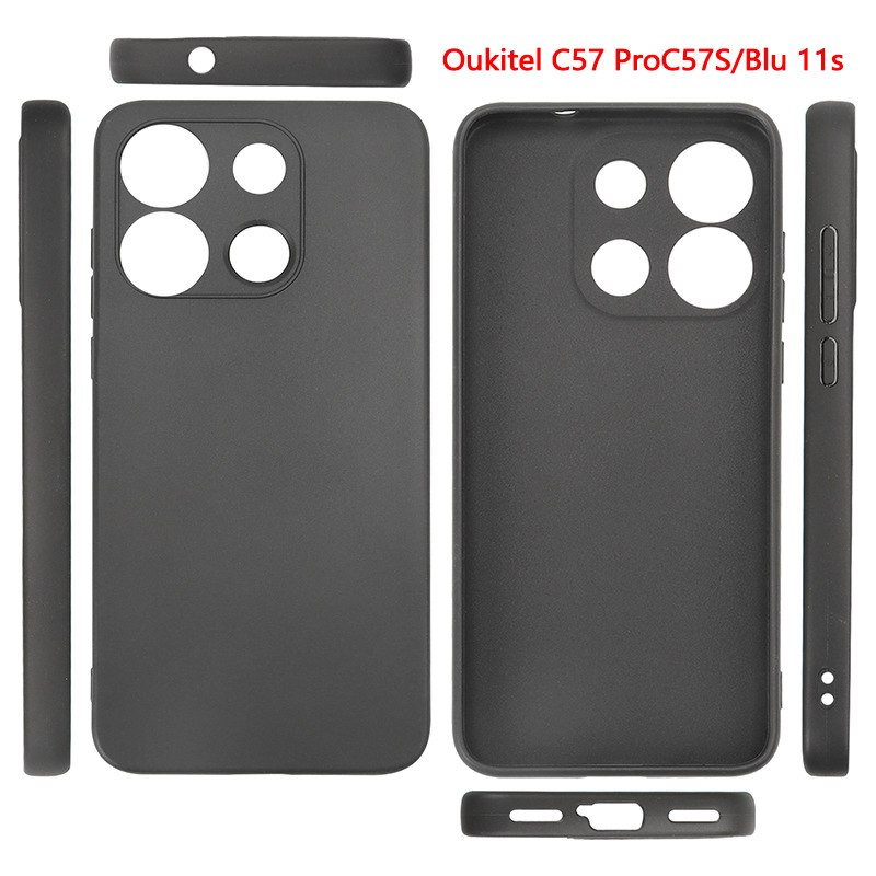 适用欧奇 Oukitel C57 Pro透明C38磨砂C51手机壳TPU素材C35保护套