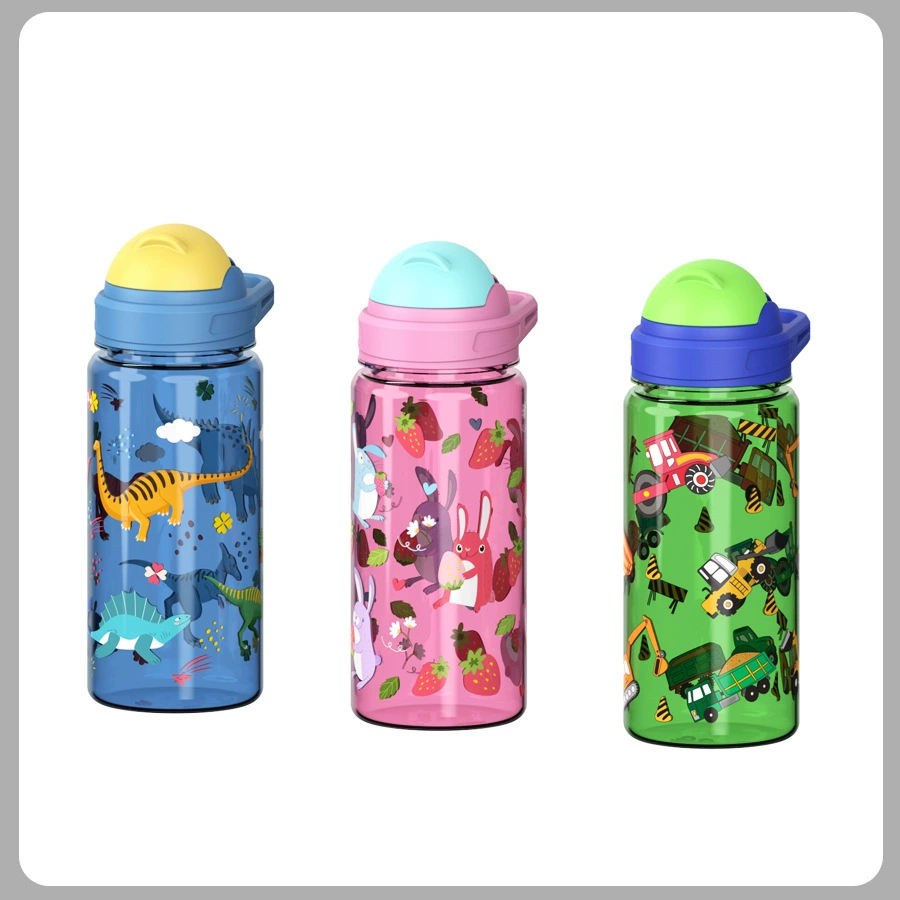 Handheld plastic children's small transparent high quality shatterproof cute space teapot for training