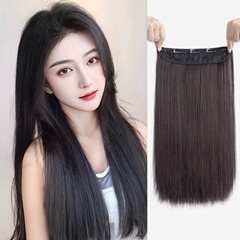 一枚のかつらの女性の長い髪がふわふわしています。