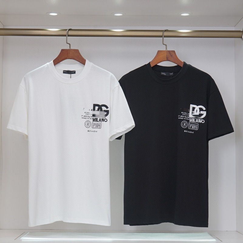 国境を越えた25ss夏の新型230グラムの双糸綿はアルファベットロゴで男女の同じファッションtシャツを刺繍している|undefined