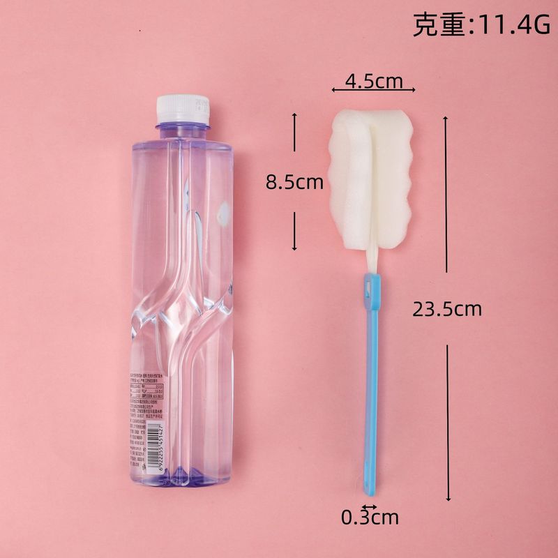 卸売家庭用スポンジヘッド洗浄カップブラシ牛乳瓶洗浄ブラシロングハンドル魔法瓶カップブラシフラワーティーカップブラシ|undefined