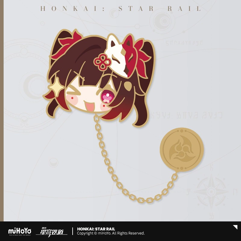 Коллекционный значок (Honkai: Star Rail) — персонаж, цветной картон на подложке, одиночный