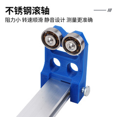 亞馬遜新款鋁合金選箭器高速軸承藍色簡易版箭支直度檢測器