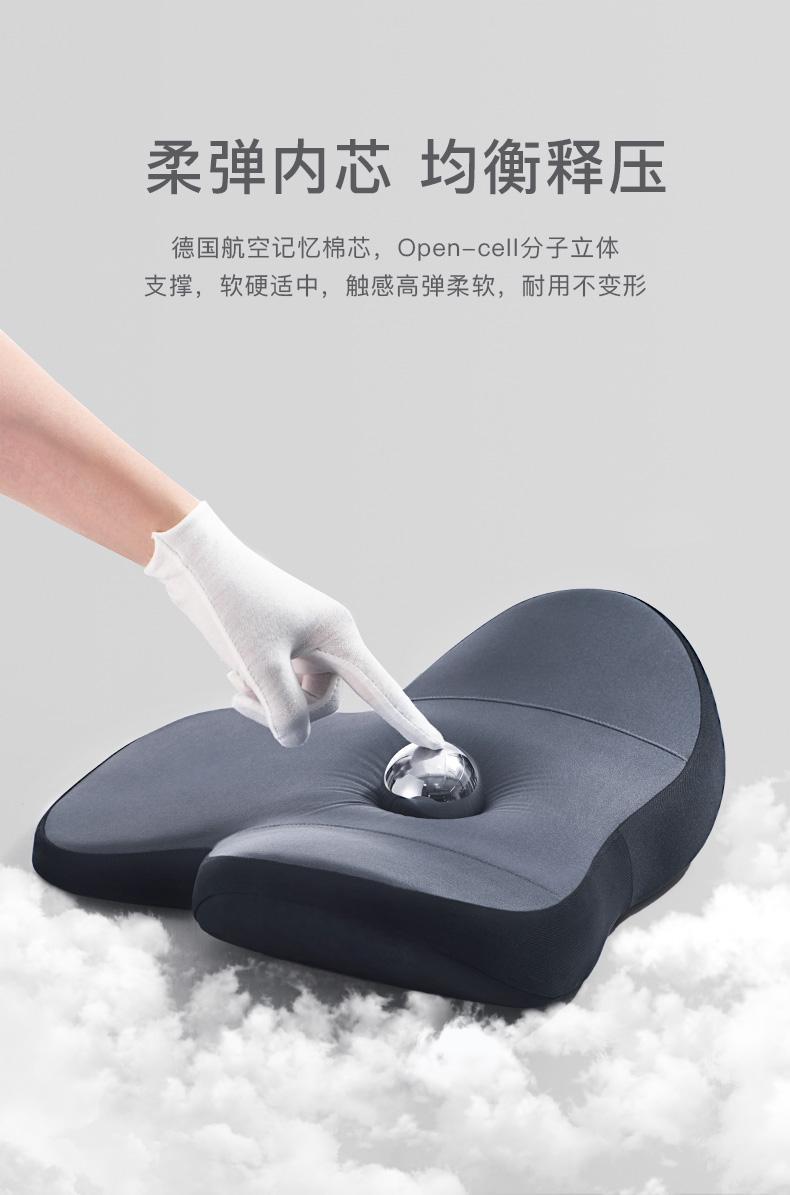 Customized Car Headrest and Lumbar Support Car Memory Foam Cushion Lumbar Cushion Car Neck Pillow Sedentary Car Backrest Lumbar Pillow