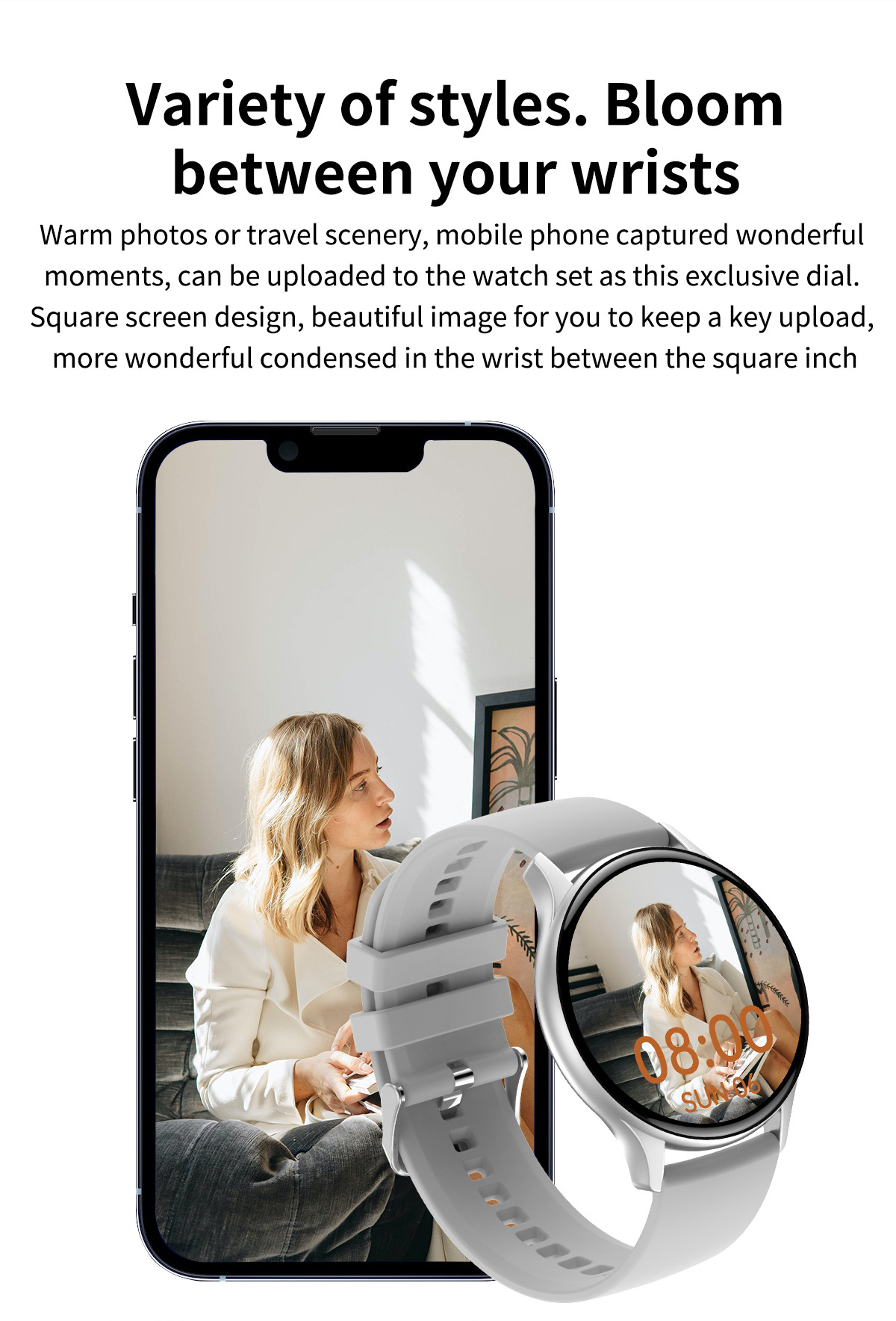 SmartWatch HK89 AMOLED Bluetooth Llamadas Monitoreo de salud_voghion.com