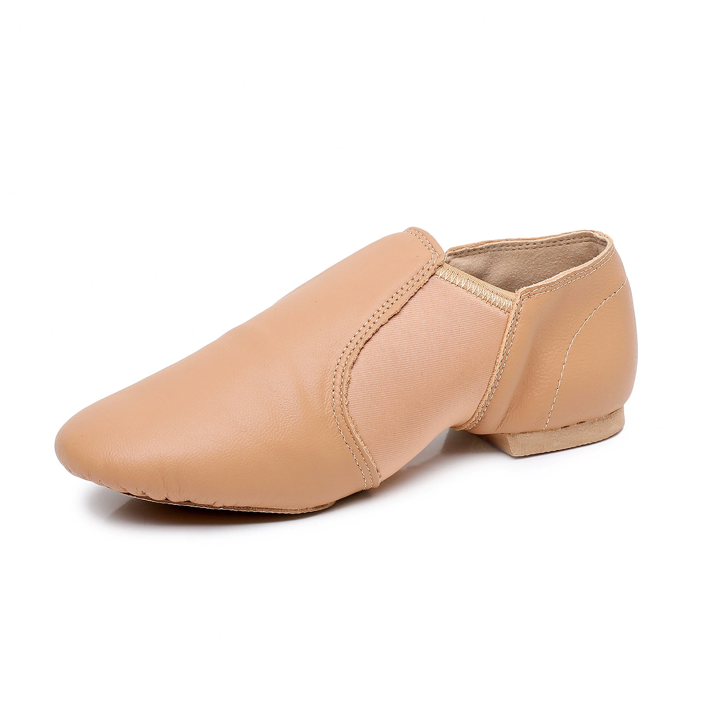 Genuine leather jazz dance shoes girl practice ballet national body soft sole Chinese dance teacher adult dance shoes with root