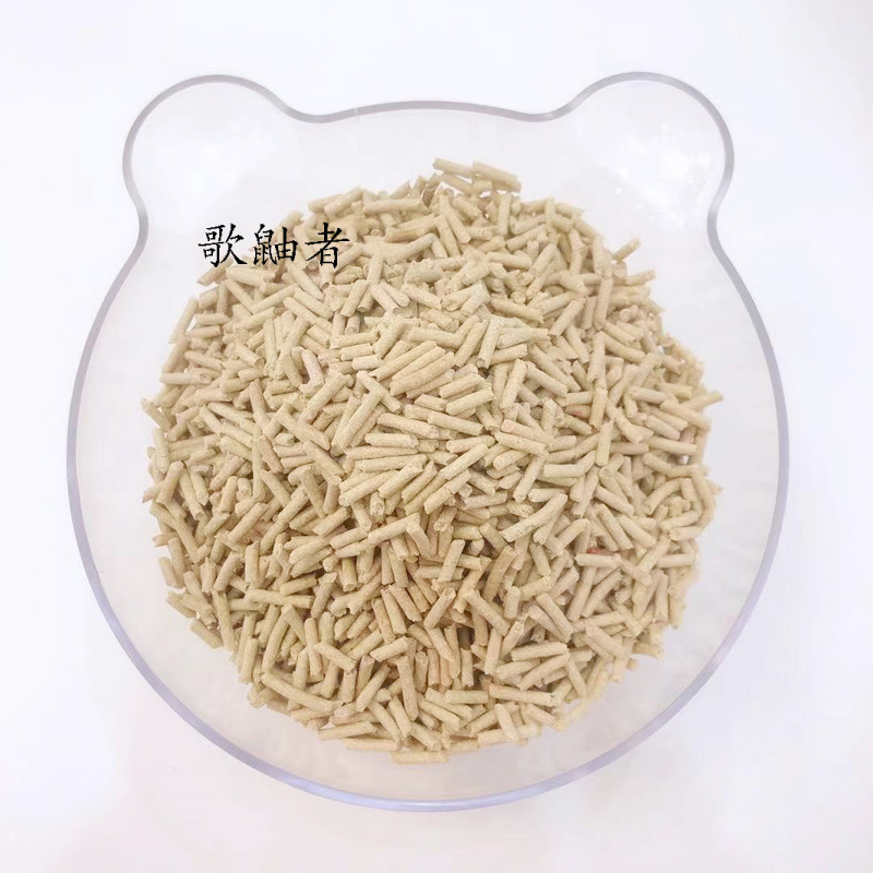 Tofu cat litter 6L cat pet supplies cat litter deodorant clumping toilet plant green tea cat litter postage