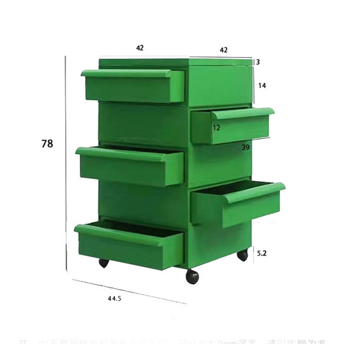 Nordic INS style storage cabinet, minimalist plastic nightstand for living room and bedroom, side cabinet, movable small end table, wholesale