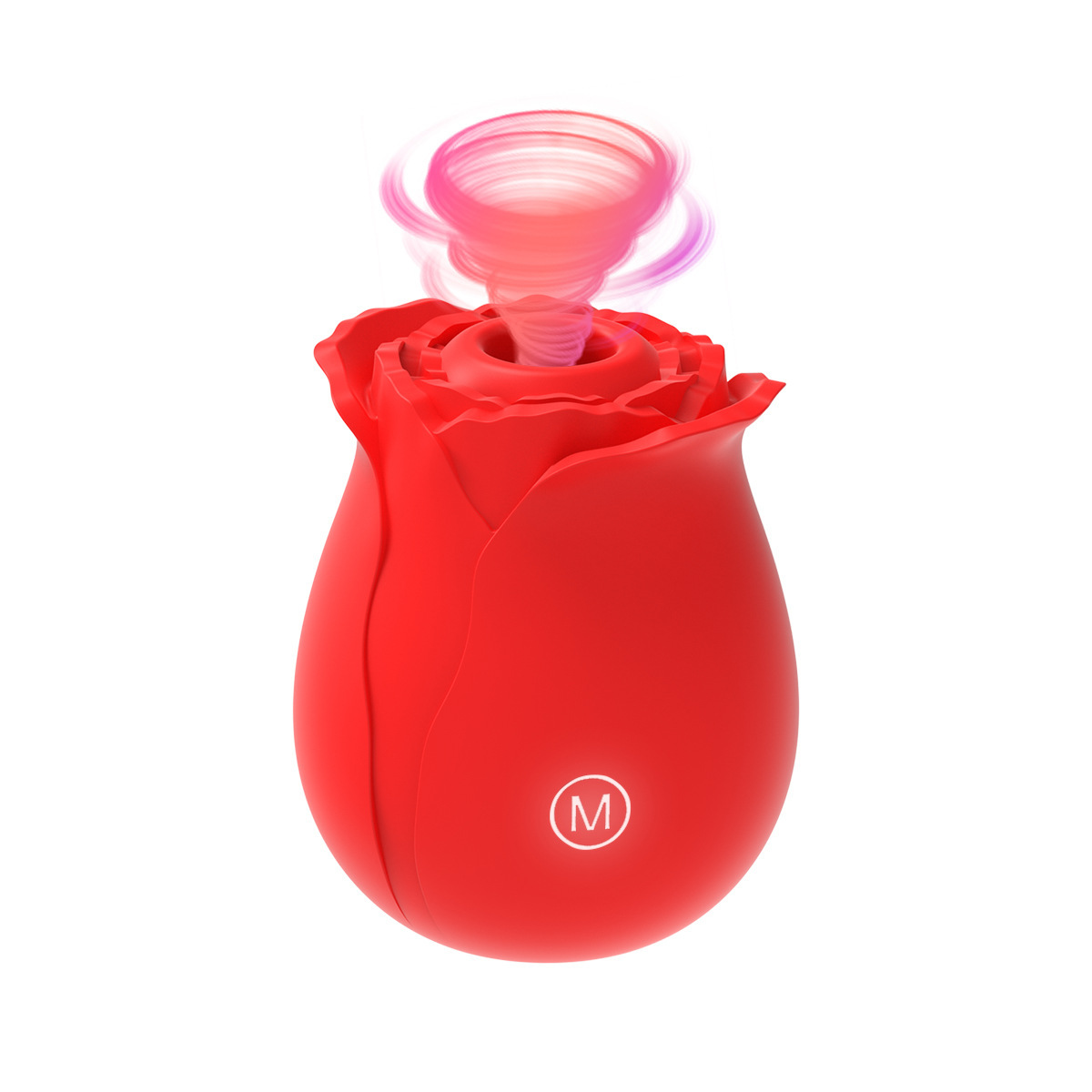 Rose Shaped Suction Vibrator For Women, Powerful Female Vibrator_voghion.com