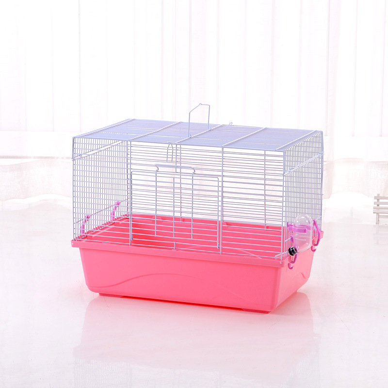 Boer hamster 47 profundidad redondeada base jaula de fondo alto tazón de agua jarro de oro oso ramas de flores ratas rutina pollo