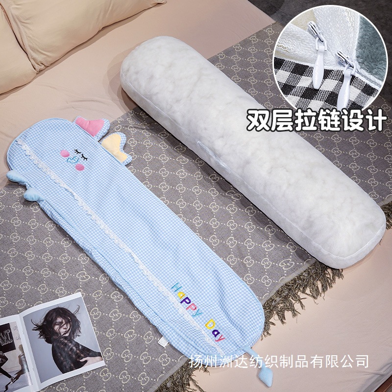 almohada de brazo larga de dopamina para niñas dormidas en la cama muñeca de verano sofá cojín de cabecera de cama