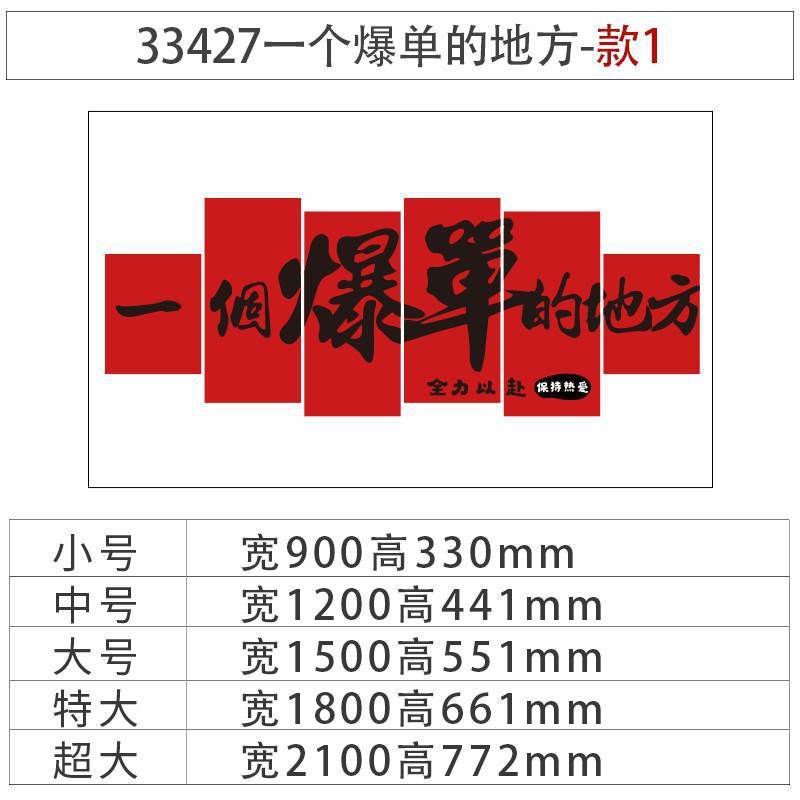 办公室墙面装饰公司企业文化电商氛围感布置励志标语618爆单贴画|undefined