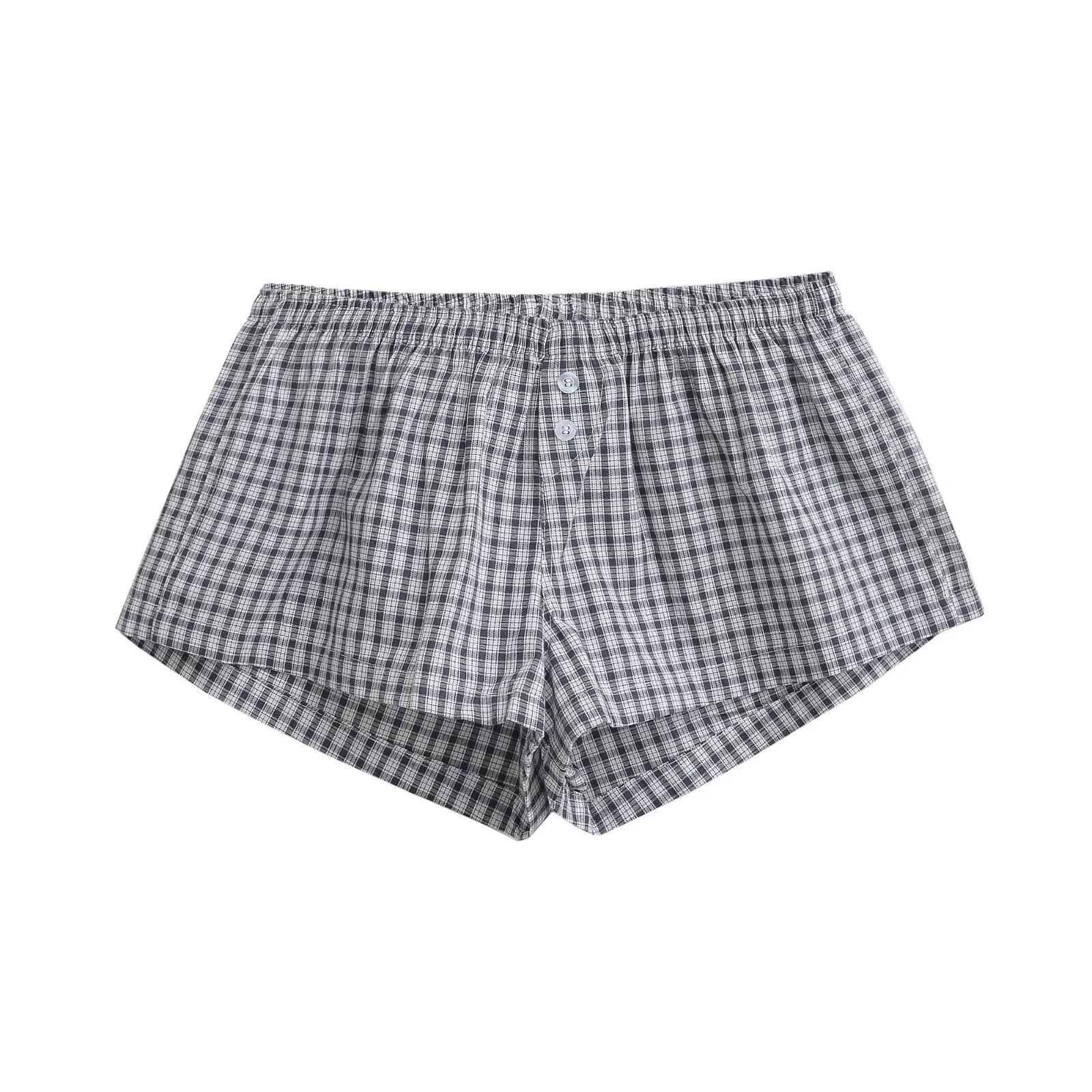 Женские летние шорты casual, эластичный низкая талия, полосатый свободный крой, S–L