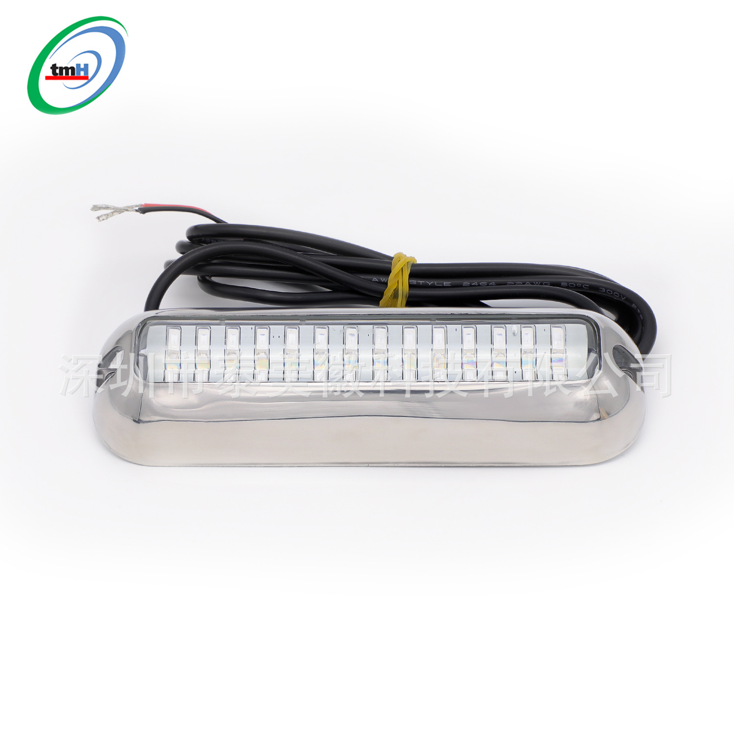 42LED luz subacuática 10-30v luz blanca luz azul luz amarilla impermeable del acero inoxidable del barco del yate 42LED