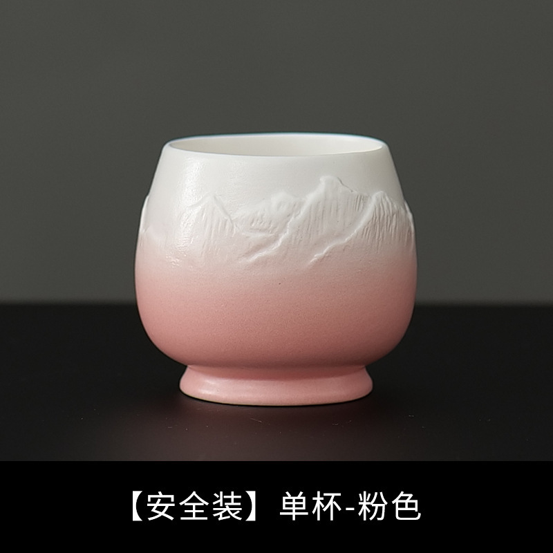 Guochao Qianli Jiangshan ティーカップとワイングラス ギフトボックス 父の日、端午節、長老、教師へのギフトギフトセット|undefined