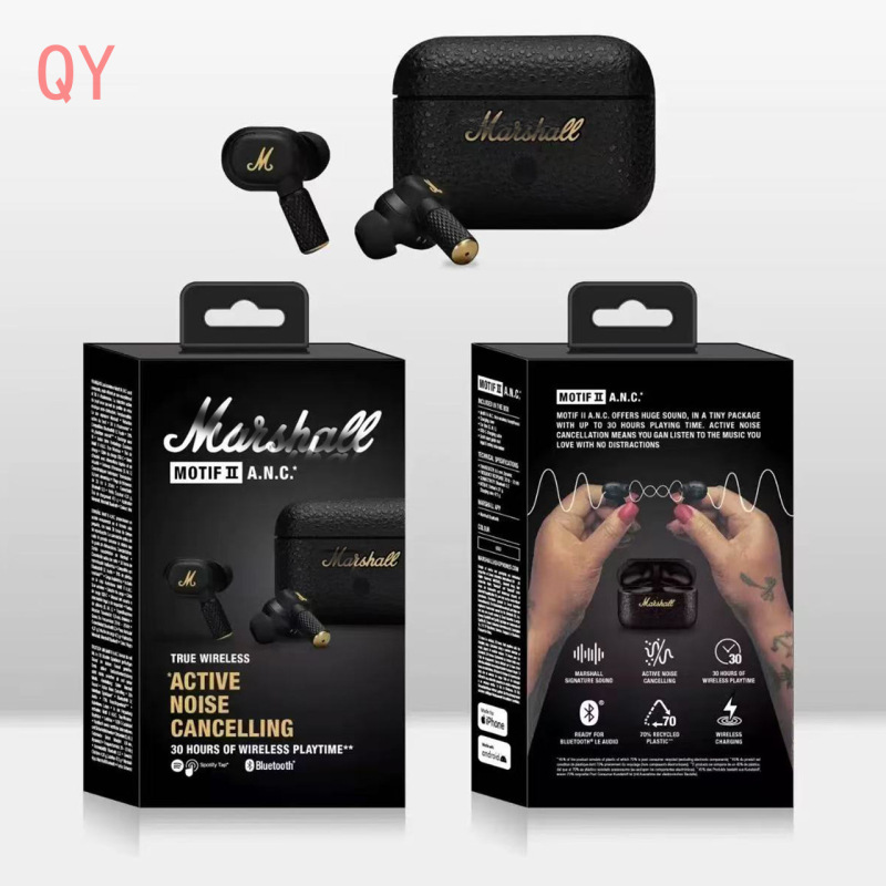 适用MARSHALL MOTIF ANC II马歇尔无线蓝牙耳机入耳式运动耳塞2代|undefined