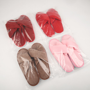 Upscale Hotel Hotel Guest Room Guest House Inn Coral Fleece Disposable Slippers