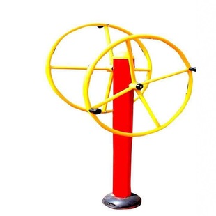 �pλ���D݆Fitness equipment double position big wheel