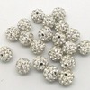 4 6 8 12 14 16 20 30 10mm Straight Pole White AB Soft Pottery Drilling Balls of Fragrant Berla Bead Double Pole