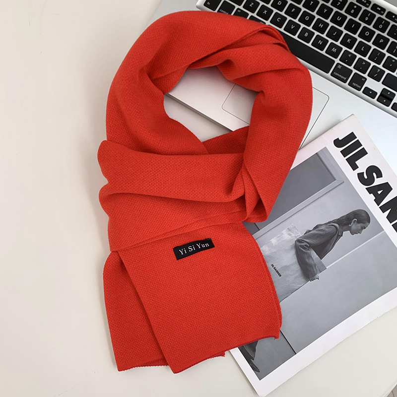 Buñuelo de hombre nuevo invierno puro negro de mediana edad versátil cuello de hombre adolescente buñuelo de estilo británico