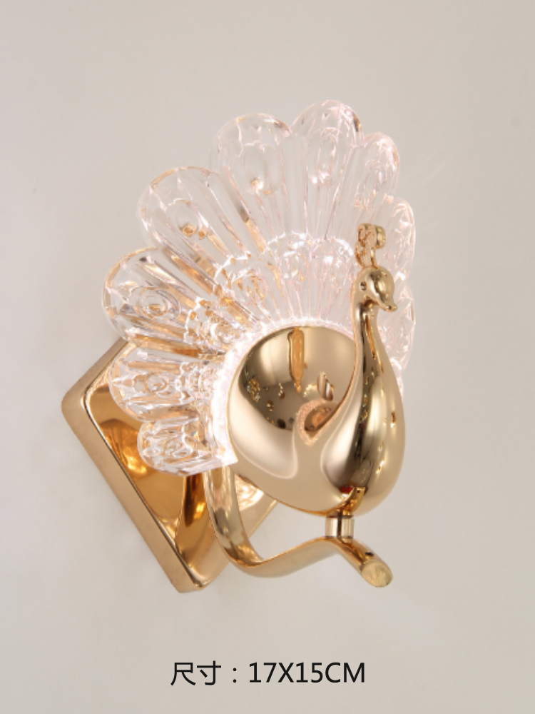 lámpara de cabecera lámpara de pared diseñador de cristal pasillo decoración lámpara de pared dormitorio diseño simple lámpara de cabecera lámpara de pared