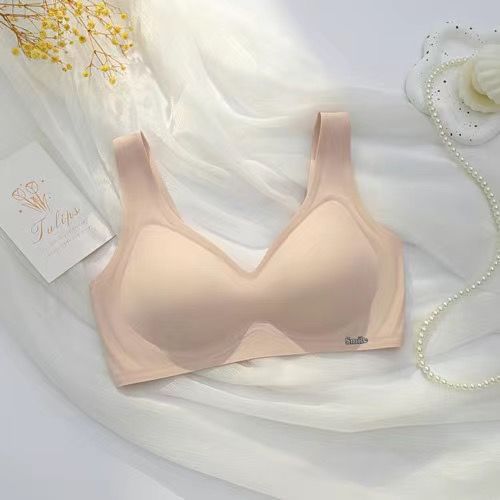 Y62 ropa interior femenina copas fijas juntas anti-caída chaleco sin anillo de acero bra ligero