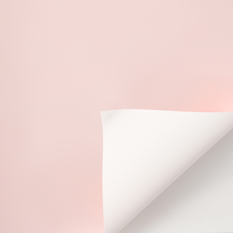 Li Zhiran Papel Ouya impermeable bicolor 56*56 Apertura de la canasta de flores Material Ramo Papel de embalaje al por mayor Spot