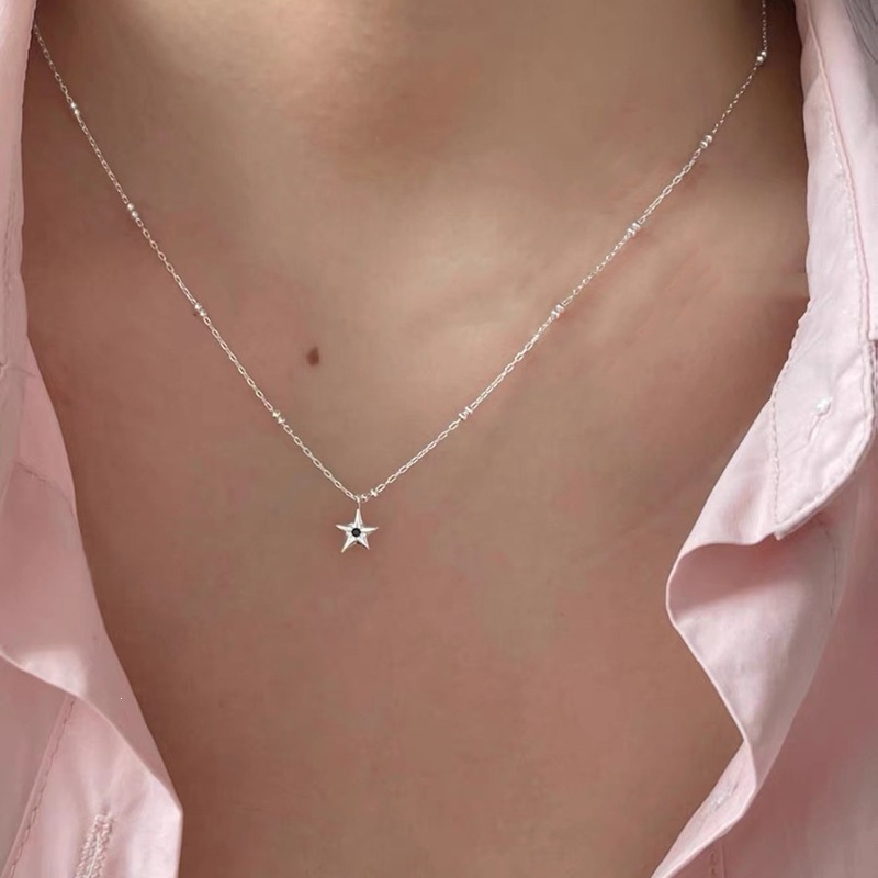 S999 Sterling Silver Gardenia Necklace Sweet Floral