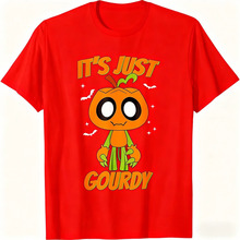 Halloween It's Just Gourdy Cute Pumpkin T-Shirt Unisex