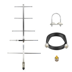 HAM ラジオ取り外し可能な八木アンテナ UHF400-470MHz 9dbi 433mhz 高利得トランシーバー