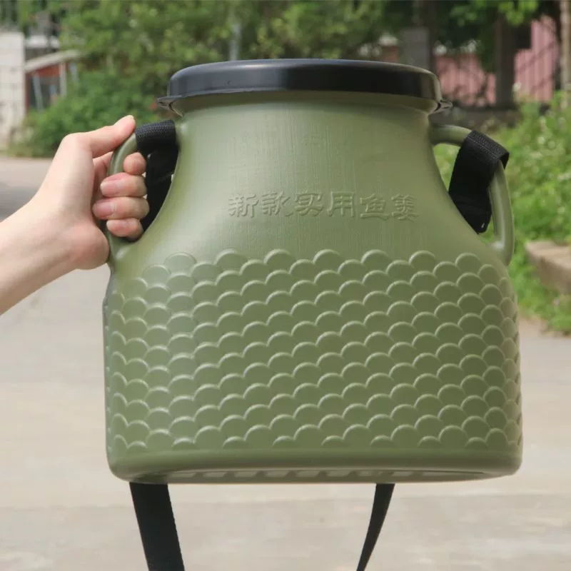 Наружная пластиковая корзина для рыбы Портативная корзина для рыбы Луя ловит рыбу