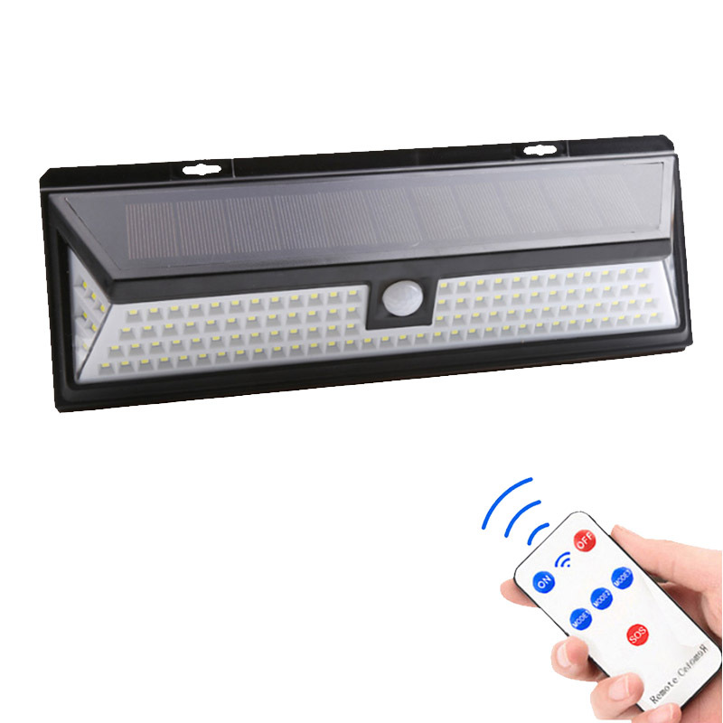 Nuevo 118led solar Cuerpo Humano inducción lámpara de pared 180cob solar jardín lámpara al aire libre iluminación impermeable