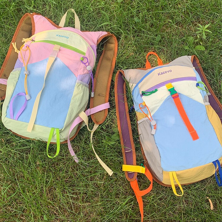 双肩包包多巴胺户外运动登山包百搭休闲书包大容量轻便背包旅行包|undefined