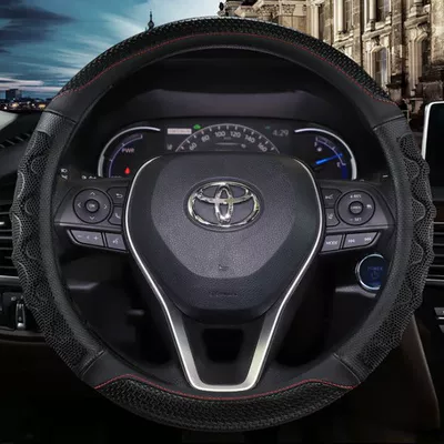 hand-free handle cover, Steering wheel cover - honeycomb-round-classic-black-for-more-information-about-the-diameter-of-the-steering-wheel-see-description