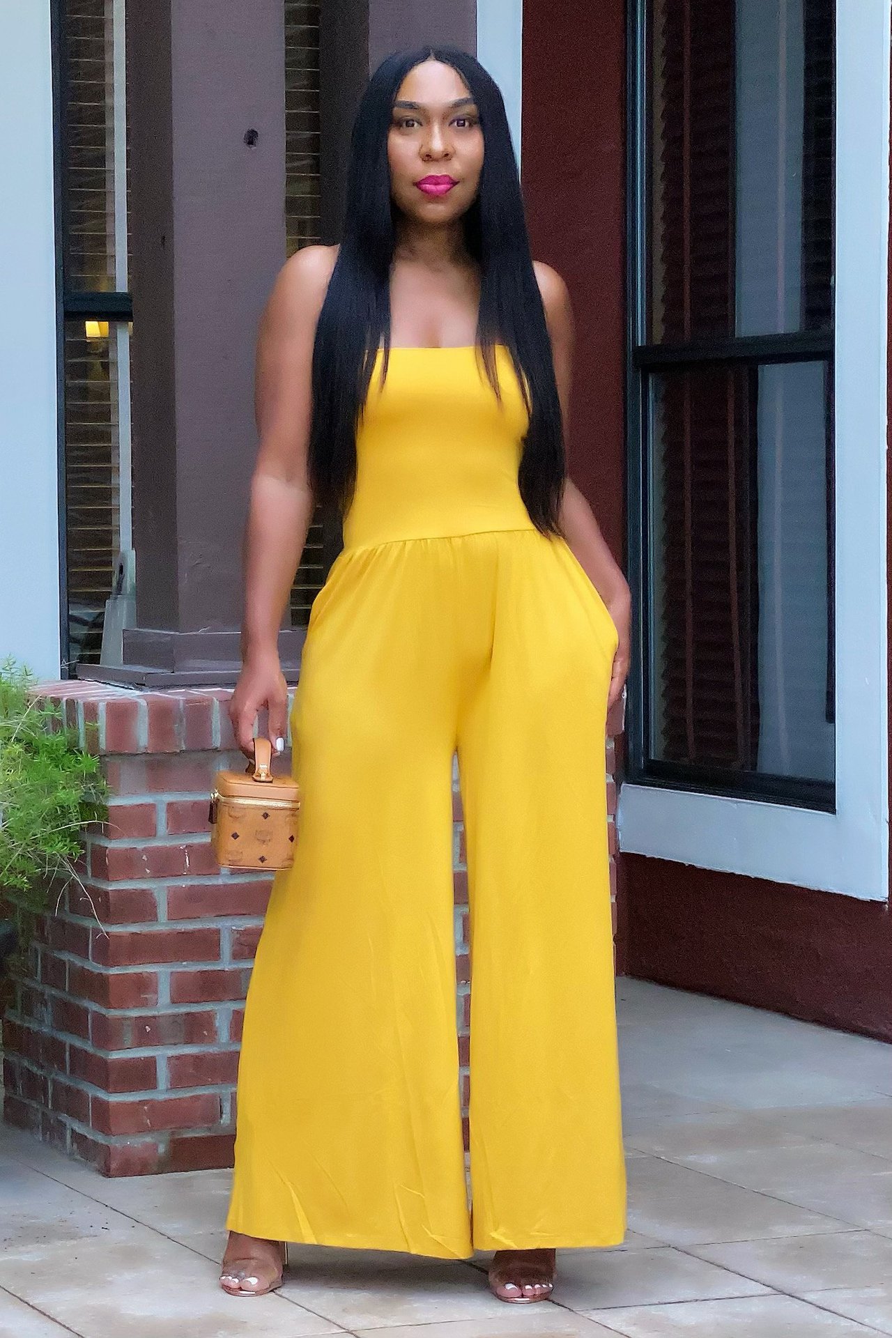 Tube Top Casual Wide-Leg Loose Jumpsuit NSZM97995