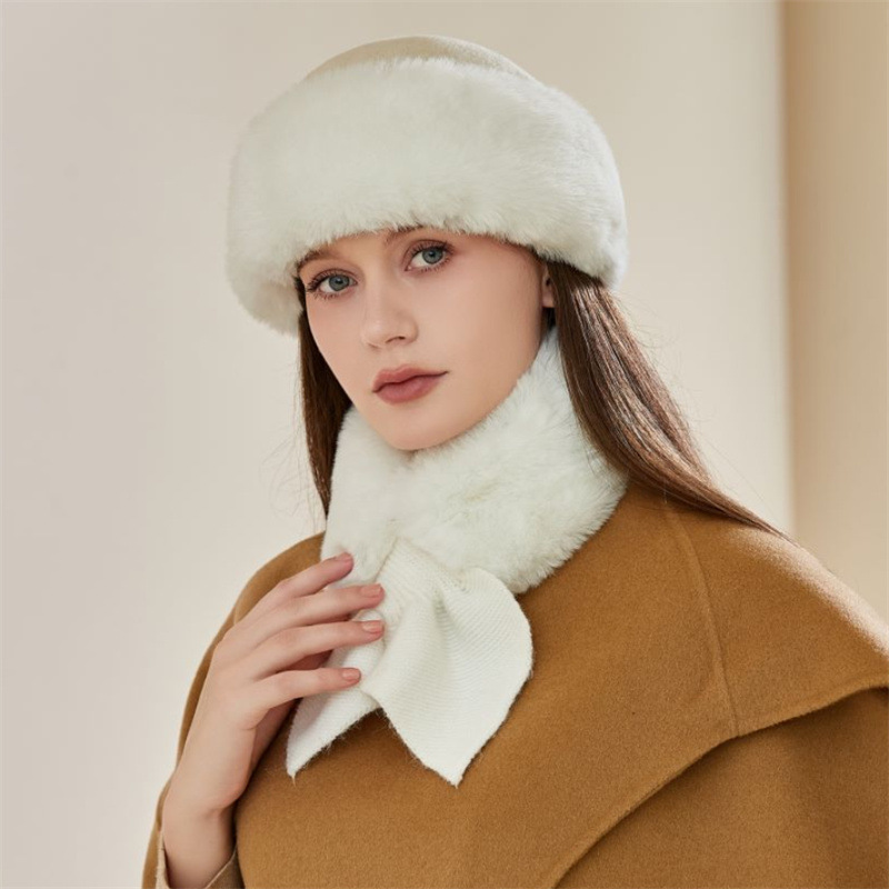 Gorro ushanka y cuello térmico para hombre peluche invierno_voghion.com