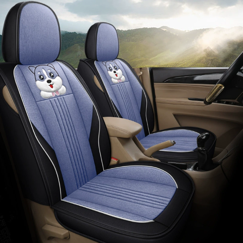 Подходят для семиместного Wuling Hongguang Plus Special S3/S/S1, все сиденья из льна, все включено, автомобиль, 7–4 сезона подушки