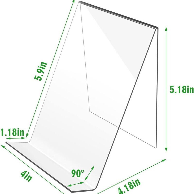 Spot Cross-Border Transparent Acrylic Book Stand Display Stand Bookshelf Photo Album Mall Library Desktop Book Tray Bracket