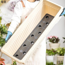 花盆塑料特大号长方形长条型草莓盆栽阳台种菜水仙盆厂家代发