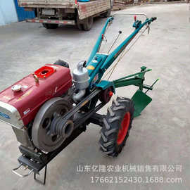 12马力手扶旋耕起垄机 农用小型柴油拖拉机 水旱两用耕田机图片