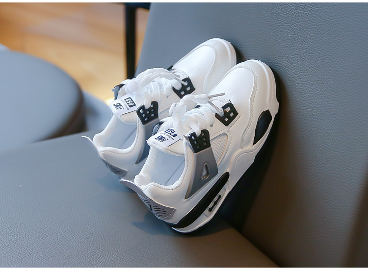 Sport 2023 Herbst Neue Koreanische Ausgabe kinder Laufschuhe Leder Modische Mittlere und Große Jungen_voghion.com